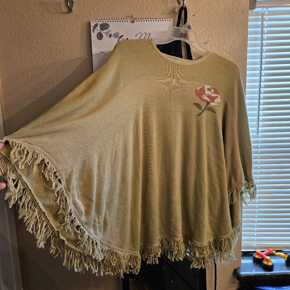 Sage green shawl